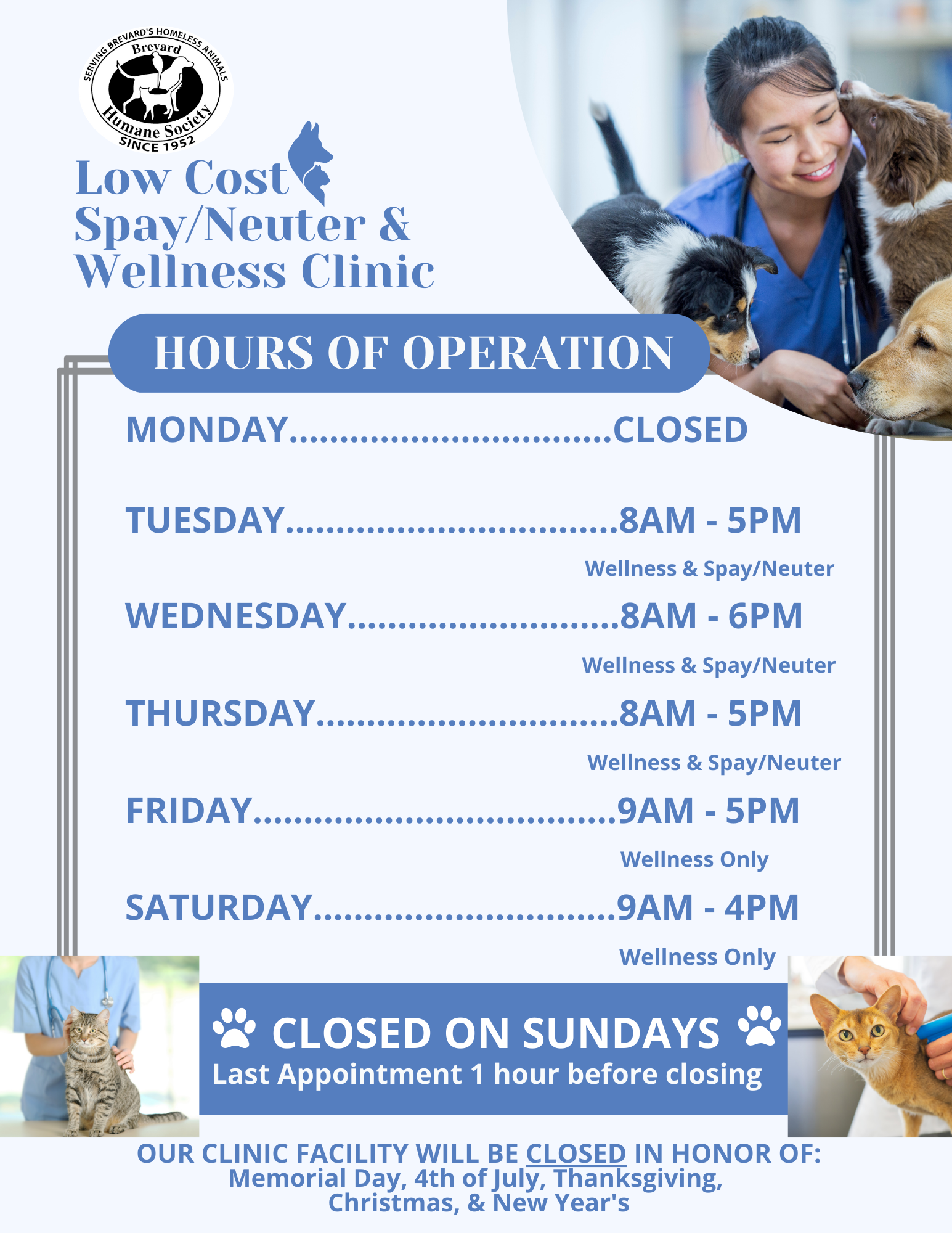 Wellness Clinic Hours Wellness Clinic Hours